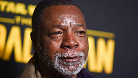 Carl Weathers attends season three premiere of "The Mandalorian" on Feb. 28, 2023, at The Roosevelt Hotel in Los Angeles