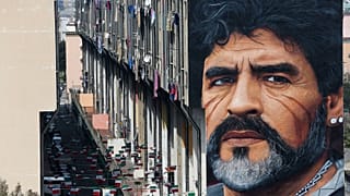 El mural de Diego Maradona más grande del mundo, obra de Jorit