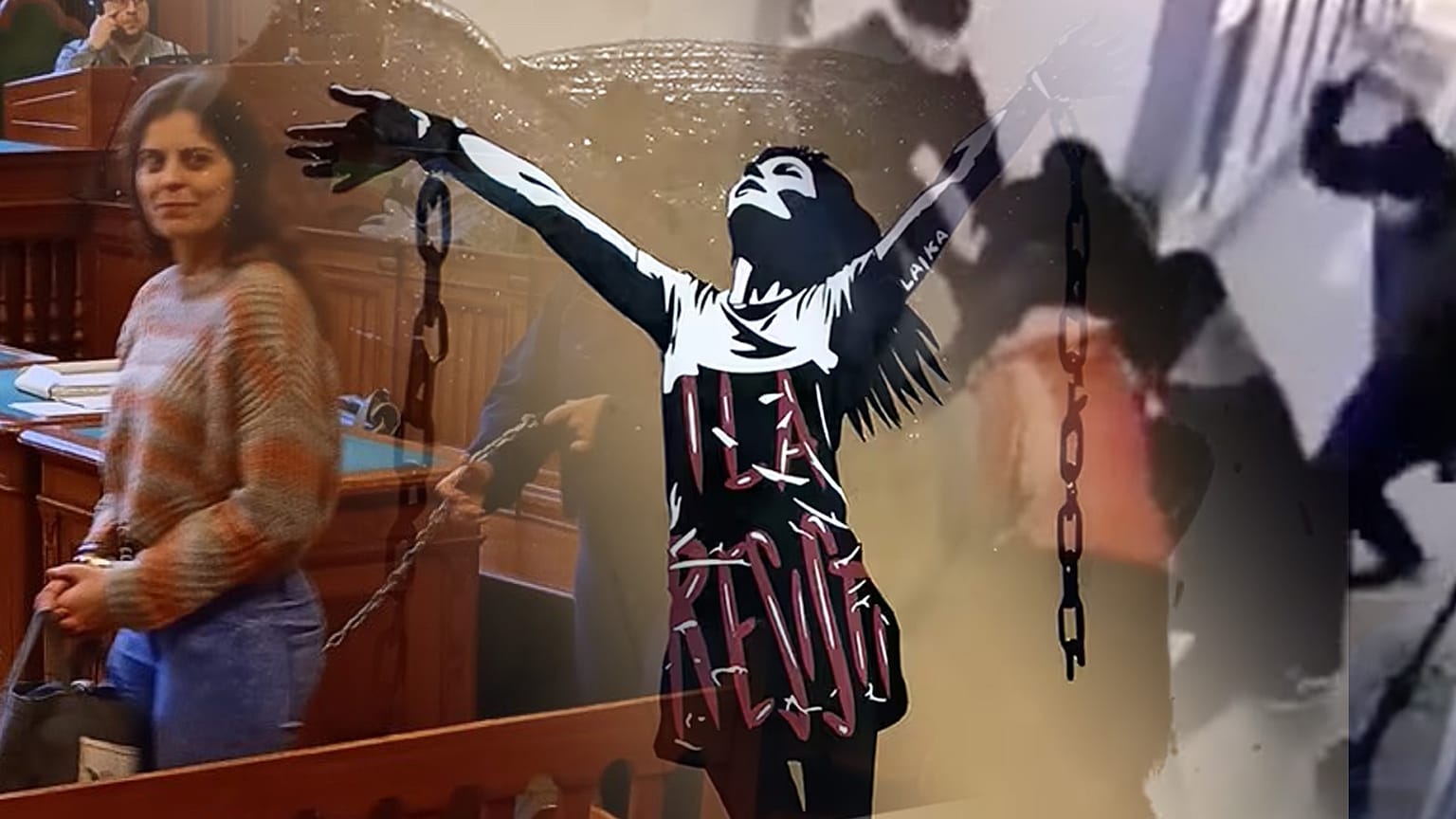 Ilaria Salis előzetes tárgyalása, Laika falfestménye és a 2023-as kitörésnapi megemlékezés utáni támadás