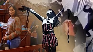 Ilaria Salis előzetes tárgyalása, Laika falfestménye és a 2023-as kitörésnapi megemlékezés utáni támadás