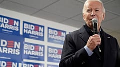 Biden agradeciendo el apoyo