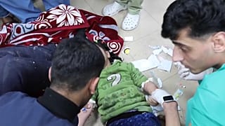 Nach dem Angriff von Israels Armee in Deir al-Balah im Gazastreifen