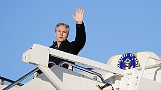 Antony Blinken amerikai külügyminiszter még felszállás előtt