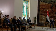 الرئيس المصري يستقبل وزير الخارجية الأمريكي