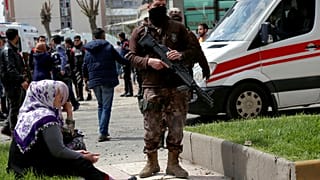Πάνοπλος αστυνομικός στην Τουρκία - φώτο αρχείου