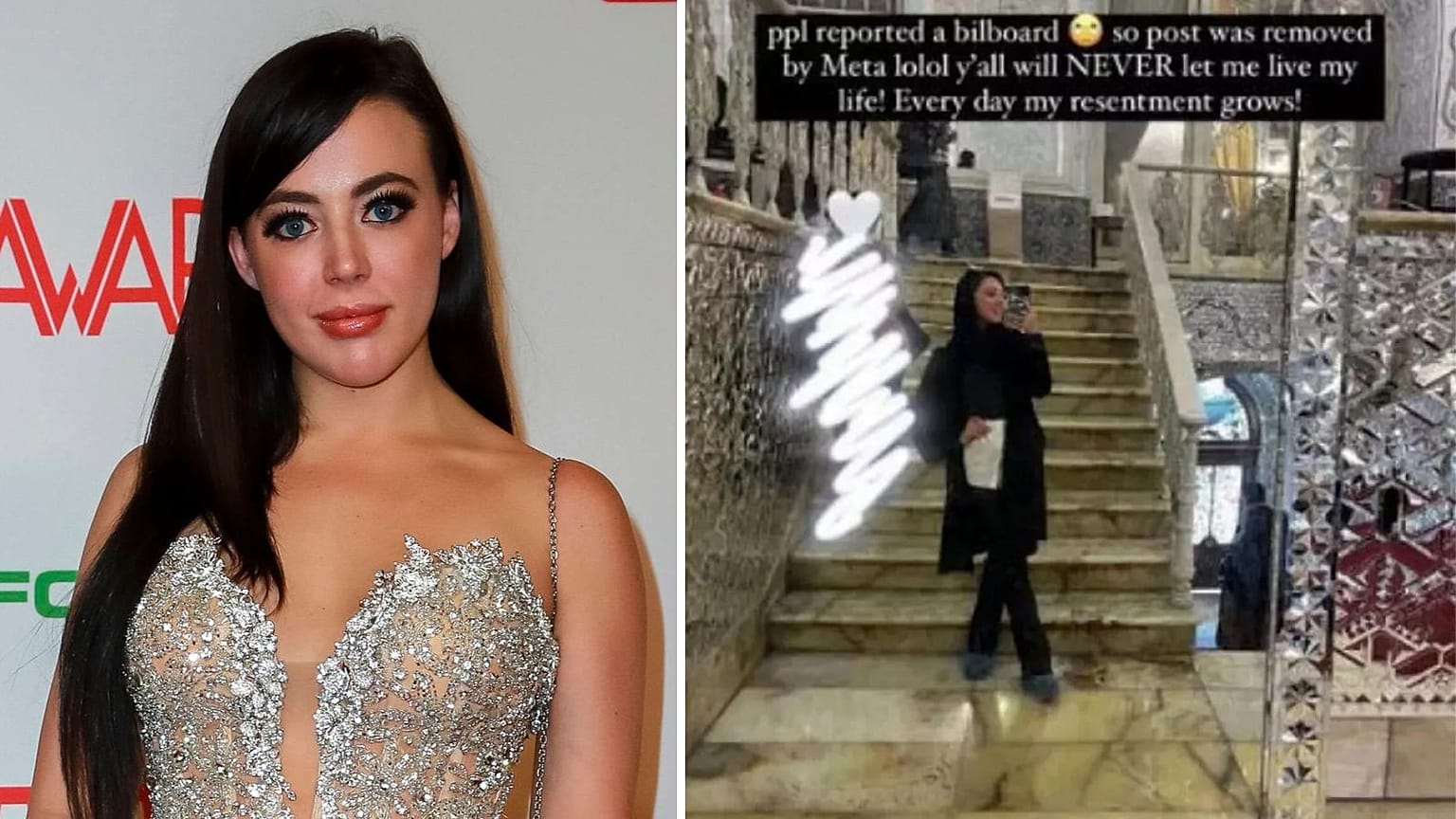 La star américaine du porno Whitney Wright provoque un tollé après sa visite en Iran 