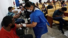 Brezilya'da dang hastaları geçici bir klinikte tedavi görüyor