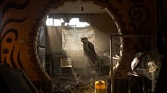 Edifício em escombros após ataque em Rafah