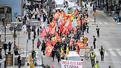 'NATO'ya Karşı İttifak Ağı' Stockholm'de İsveç'in NATO üyeliğine karşı bir gösteri düzenlemişti
