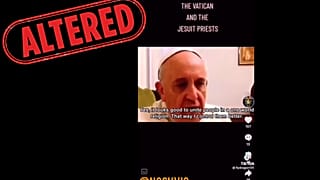 Der Päpst ist häufig Opfer von Fake News