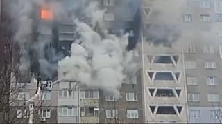 Russland hat am Mittwochmorgen Marschflugkörper und ballistische Raketen sowie Drohnen vom Typ Shahed auf Ziele in der gesamten Ukraine abgefeuert.