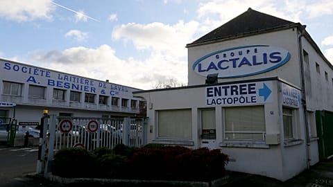 The Lactalis group original headquarters is pictured in Laval (file photo)