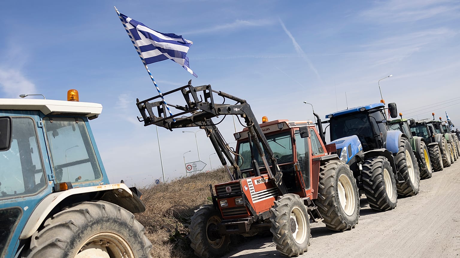 Από το μπλόκο των αγροτών