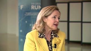 Nadia Calviño, la nueva presidenta del BEI.