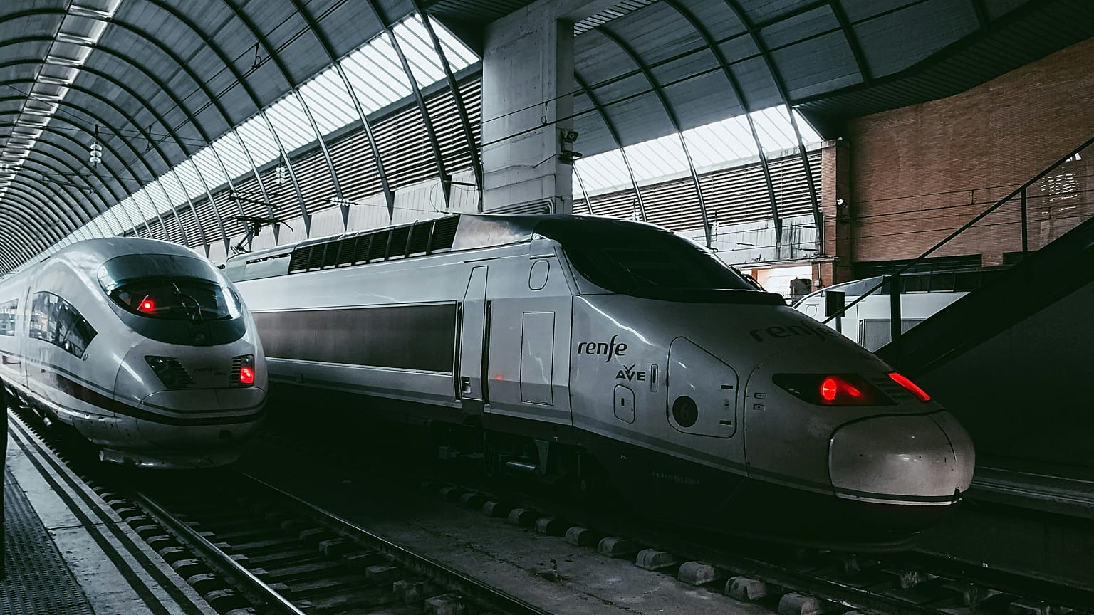Trenes de Renfe.