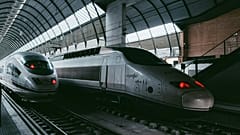 Trenes de Renfe.