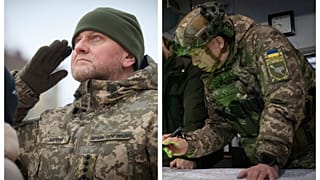 Валерий Залужный уходит в отставку, на посту главкома ВСУ его заменит Александр Сырский. Коллаж.