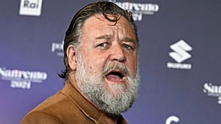 Russell Crowe a Sanremo