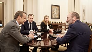 Κυριάκος Μητσοτάκης και Μάνφρεντ Βέμπερ