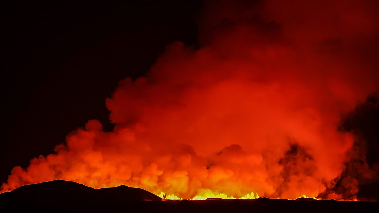L'eruzione del vulcano in Islanda