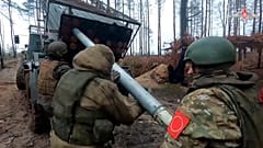 Orosz katonák az ukrán fronton