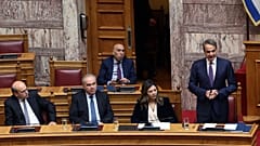 Ο Κυριάκος Μητσοτάκης στη Βουλή
