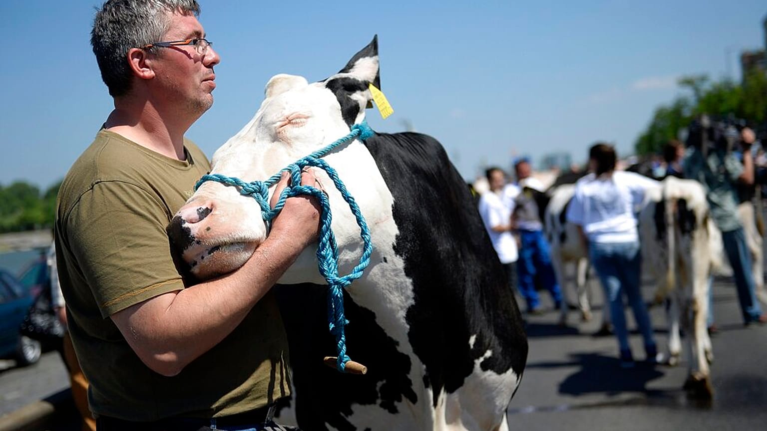 Bauern in Polen und Ungarn protestieren gegen den zollfreien Import ukrainischer und moldauischer Agrarprodukte.