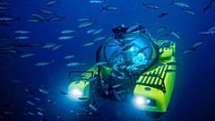 Wir senden live aus Tiktok: Mit zwei Tauchbooten und Laboren an Bord will OceanX die Wunder der Tiefsee auf unsere Bildschirme bringen.