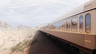 صورة لتصميم قطار الحلم السعودي