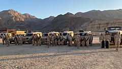 صورة أرشيفية لعناصر بالجيش المصري في سيناء