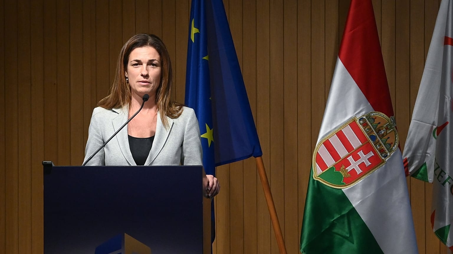 Varga Judit egy tavalyi budapesti konferencián