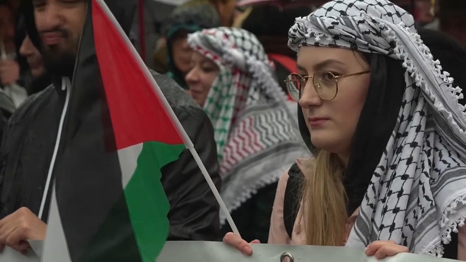 جانب من المظاهرة