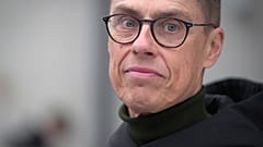 Alexander Stubb bei einem Interview mit der Presseagentur Associated Press während des Präsidentschaftswahlkampfs in Espoo, Finnland, 28. Januar 2024. 