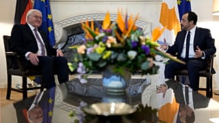 Ο Πρόεδρος της Γερμανίας, Φρανκ Βάλτερ Σταϊνμάιερ συναντάται με τον Νίκο Χριστοδουλίδη