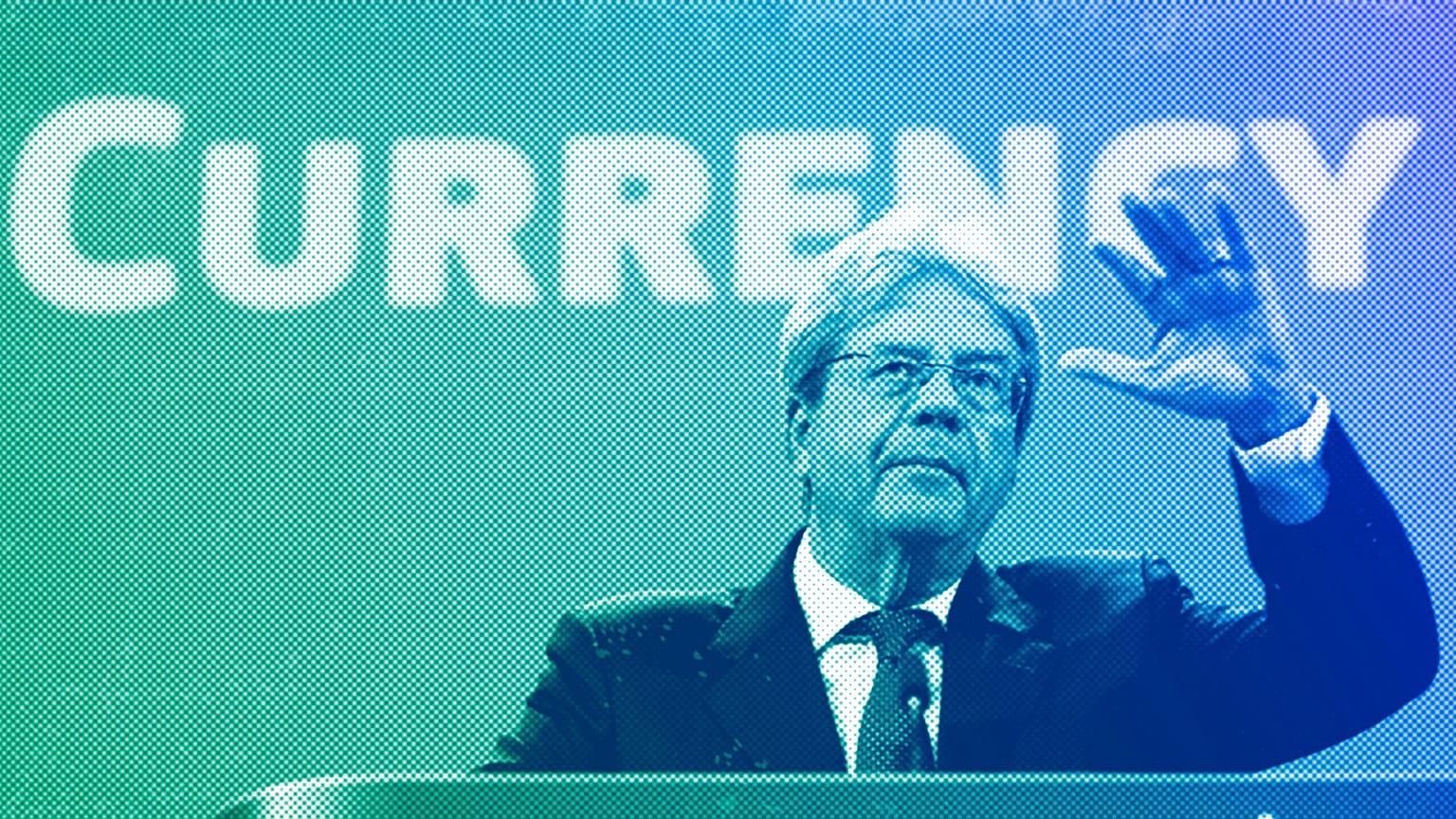 European Commissioner for Economy Paolo Gentiloni speaks during a media conference on the digital euro, in Brussels, June 2023