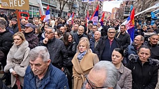 Protests Kosovo.
