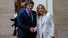 Giorgia Meloni disse que encontro com Javier Milei foi muito positivo
