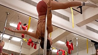 Pole dancing sport growing popular in Lebanon