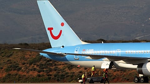 Plane with TUI logo (file photo)