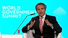 IAEO-Chef Rafael Grossi sprach am Dienstag beim Weltgpifel der Regierungen in Dubai.