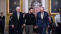Zelenskyy alude à possibilidade de Trump ganhar eleições em novembro e diz esperar que liderança dos EUA se mantenha firme