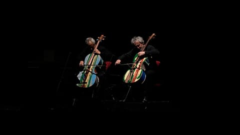 Milan's Opera maximum security prison inmate Nikolae (last name not available) talks with journalist during a interview with Associated Press in the prison's lab, near Milan, 