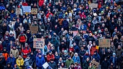 Demonstration gegen rechtes Gedankengut 
