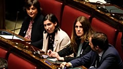 La leader dell'opposizione, Elly Schlein, in Parlamento dopo l'elezione a segretaria del Partito Democratico (15 marzo 2023)