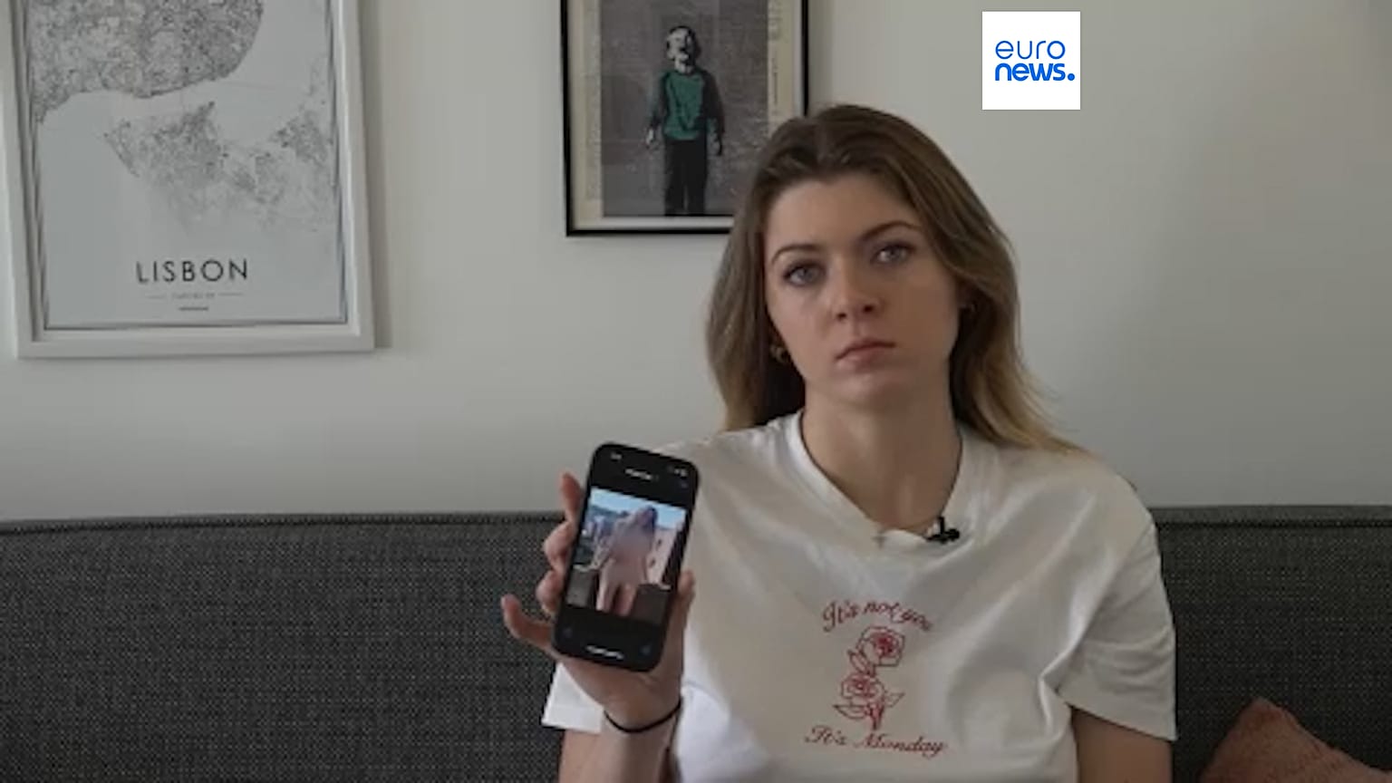 Julia, une étudiante et mannequin belge, a été victime de deepfake. 