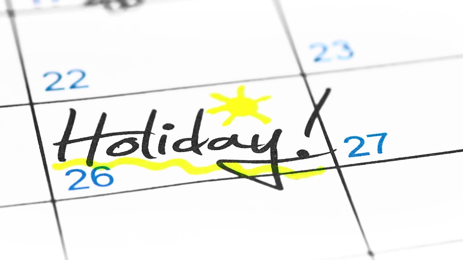Si combina sus vacaciones anuales con los días festivos, puede aprovechar al máximo su tiempo de descanso.