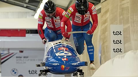 Bobsled training