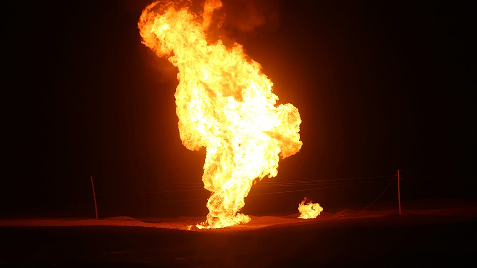 İran'da doğal gaz dağıtım hattında patlama meydana geldi