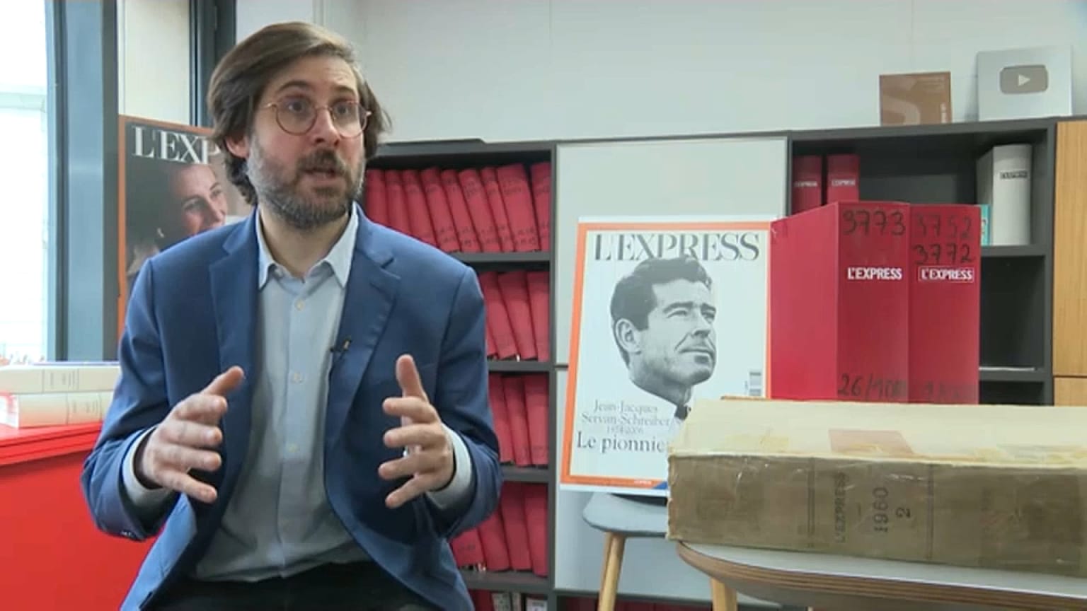 رئيس تحرير مجلة "لإكسبريس" الحالي إيتيان جيرار