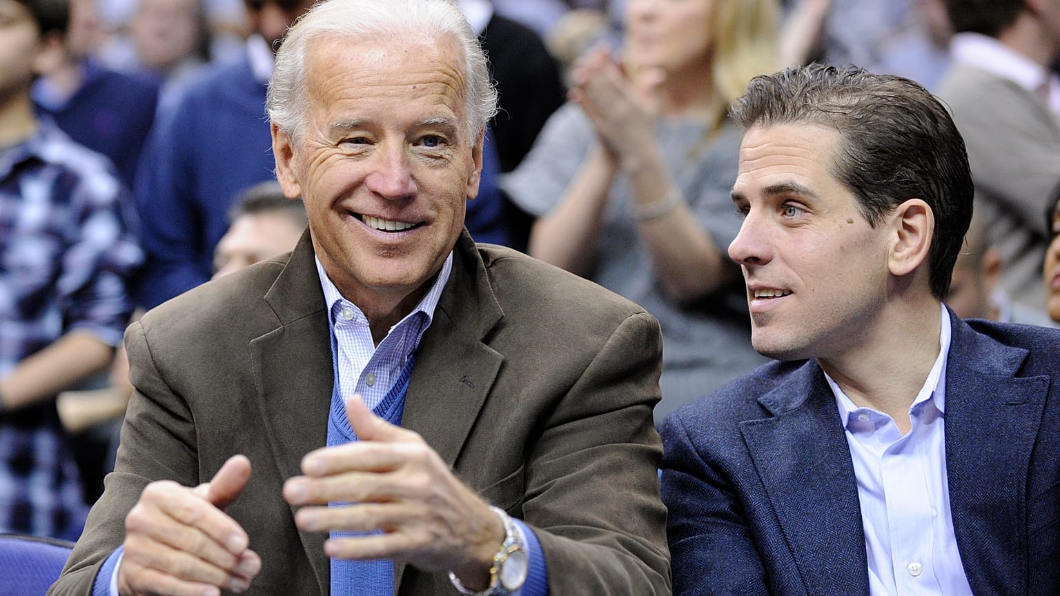 Joe and Hunter Biden.